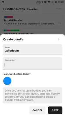 Bundled Notes android App screenshot 5